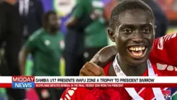 PRESIDENT BARROW PRESENTS D2 MILLION REWARD TO GAMBIA’S WAFU U17 CHAMPIONS.