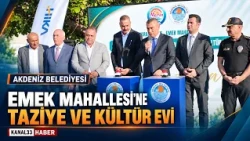 Condolence and Culture House project in Emek Neighborhood by Akdeniz Municipality
