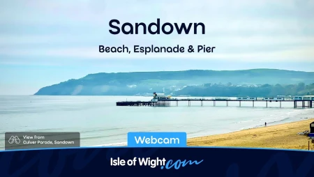 Sandown Beach and Esplanade Live , Isle of Wight