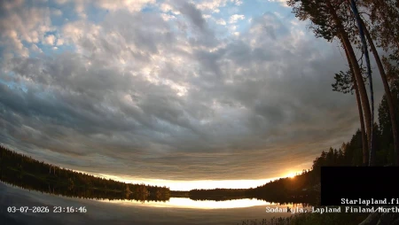 Sodankylä - Midnight Sun North View