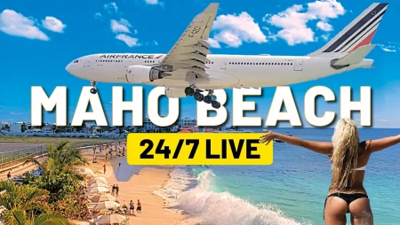 Maho Beach - Saint Martin - Princess Juliana Airport