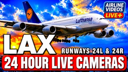 Los Angeles - LAX Airport - Runways 24L & 24R