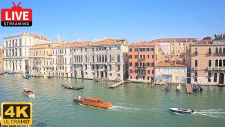 Venice Grand Canal Live from Ca' Angeli